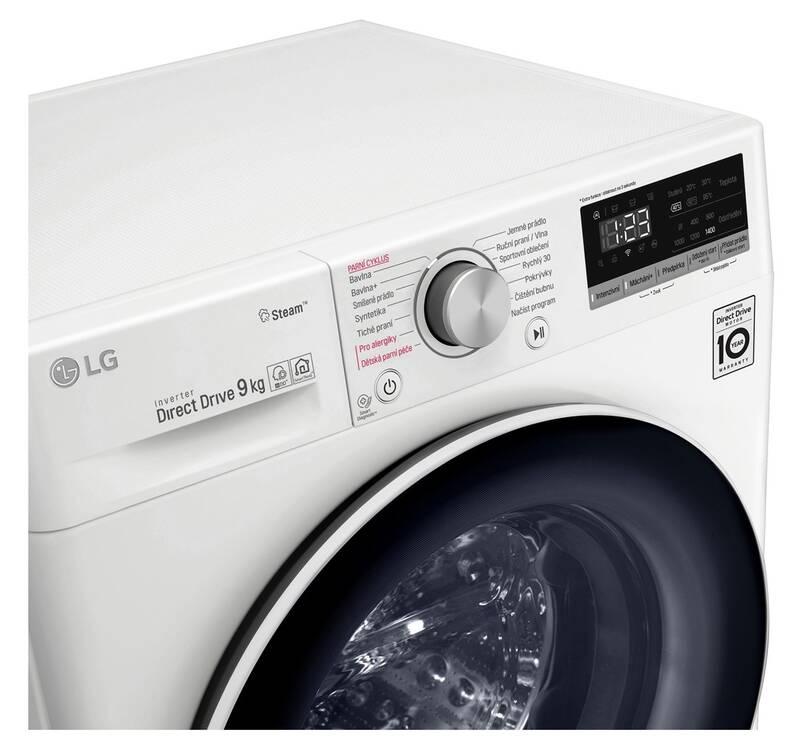 Pračka LG F4WT409AIDD bílá barva