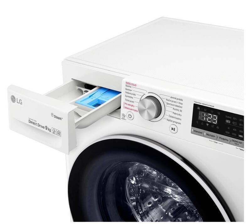Pračka LG F4WT409AIDD bílá barva