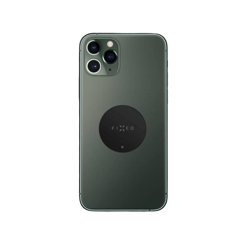 Příslušenství FIXED Icon Plates, sada magnetických plíšků, 3ks černý