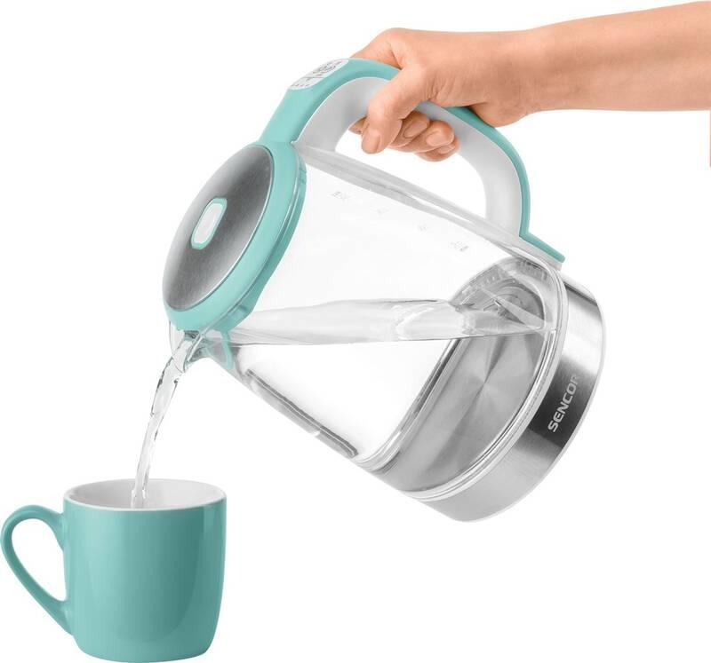 Rychlovarná konvice Sencor SWK 2191GR zelená
