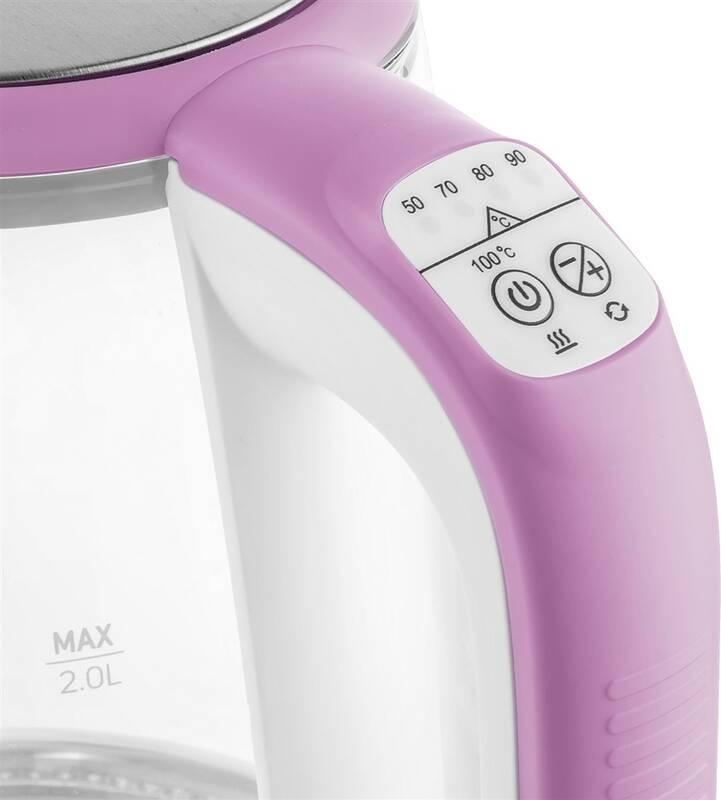 Rychlovarná konvice Sencor SWK 2198RS růžová