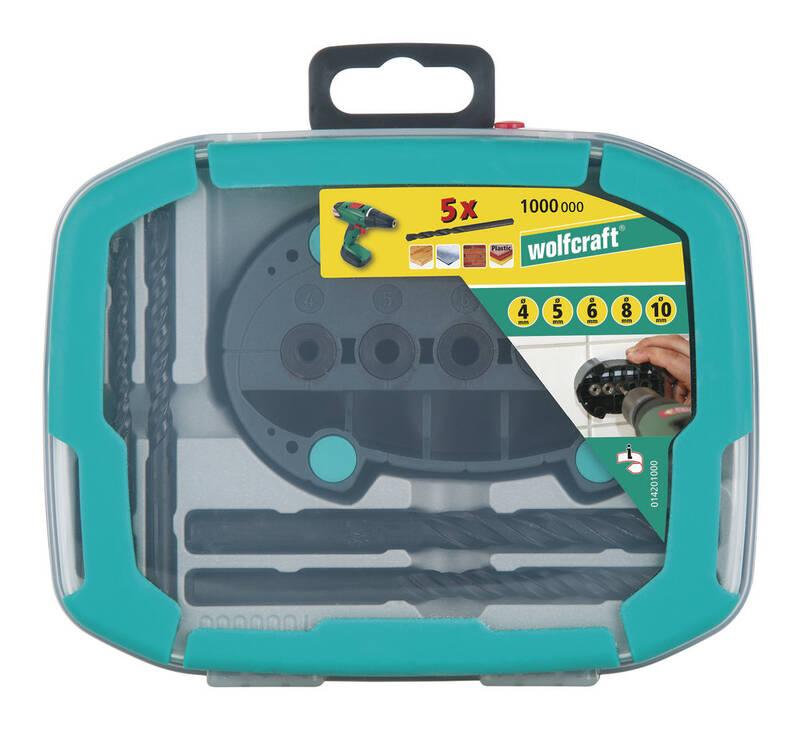 Sada vrtáku Wolfcraft s vrtacím přípravkem