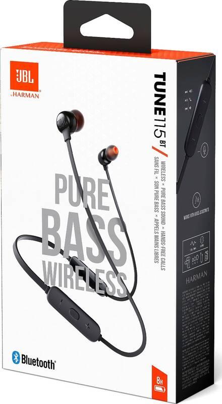 Sluchátka JBL Tune 115BT černá