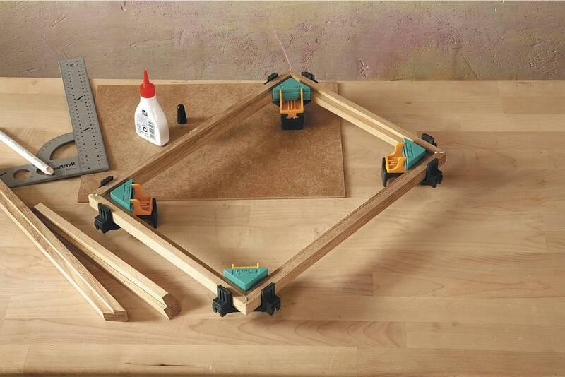 Svěrka úhlová Wolfcraft2 ES 22 rohová