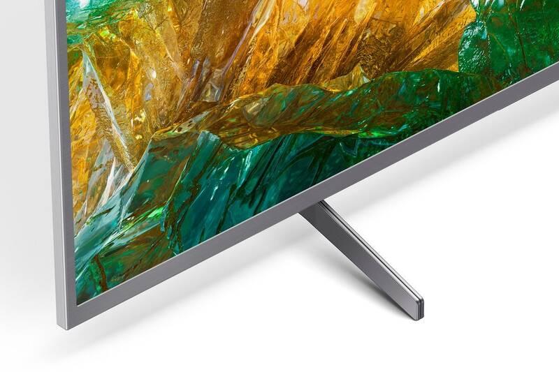 Televize Sony KD-43XH8077 stříbrná