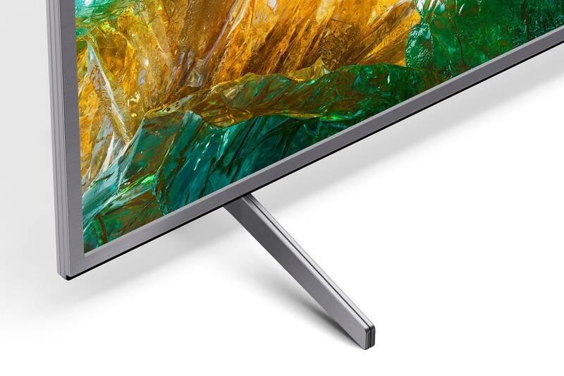 Televize Sony KD-55XH8077 stříbrná