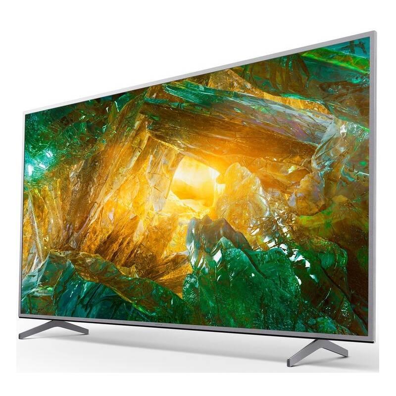 Televize Sony KD-65XH8077 stříbrná