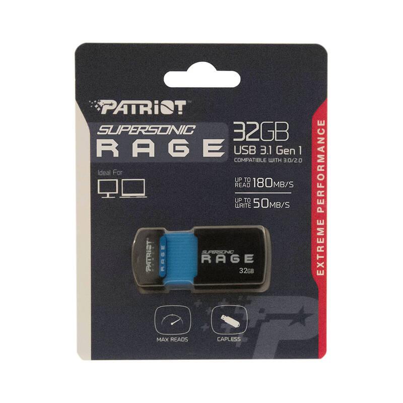 USB Flash Patriot SuperSonic Rage 32GB černý