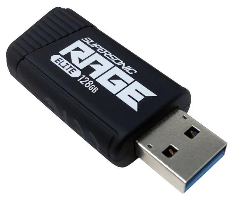 USB Flash Patriot Supersonic Rage Elite 128GB černý, USB, Flash, Patriot, Supersonic, Rage, Elite, 128GB, černý
