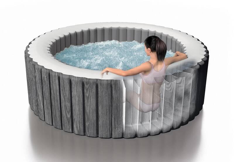 Vířivka Intex 28440 Pure SPA Greywood Deluxe průměr 196 x 71 cm