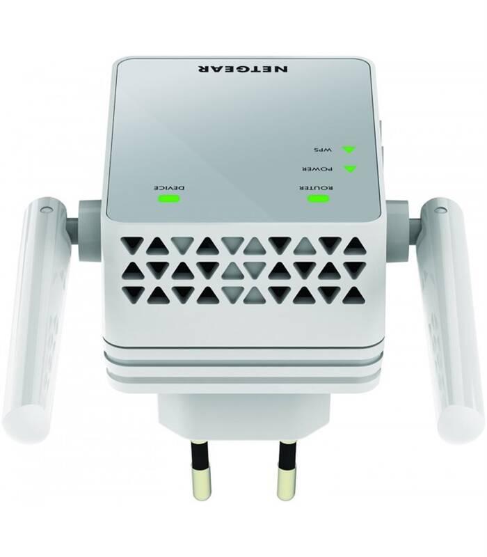 WiFi extender NETGEAR EX3700 bílý, WiFi, extender, NETGEAR, EX3700, bílý