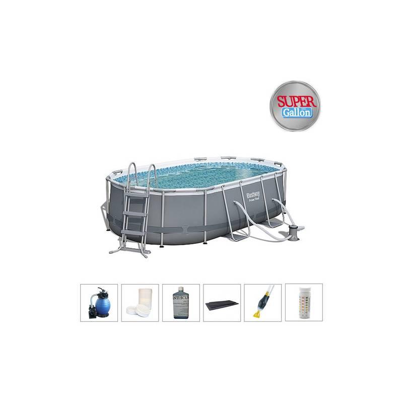 Bazén Bestway Steel Frame Pool 424 x 250 x 100 cm, 56620