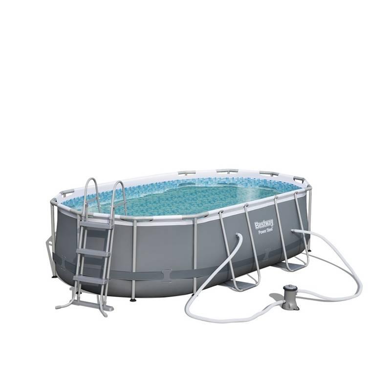 Bazén Bestway Steel Frame Pool 424 x 250 x 100 cm, 56620, Bazén, Bestway, Steel, Frame, Pool, 424, x, 250, x, 100, cm, 56620