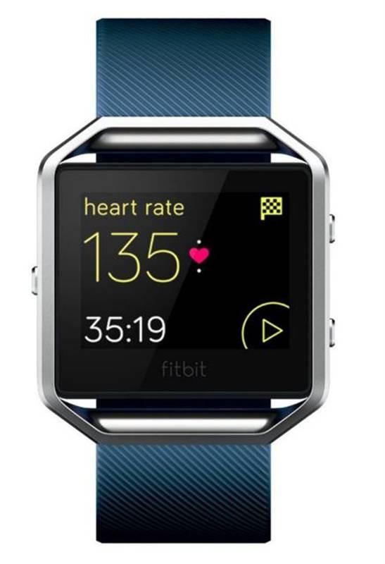 Chytré hodinky Fitbit Blaze large modrá