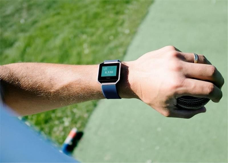 Chytré hodinky Fitbit Blaze large modrá