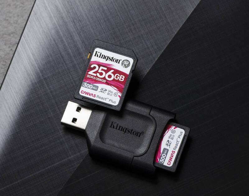 Čtečka paměťových karet Kingston SD MobileLite Plus UHS-II černá