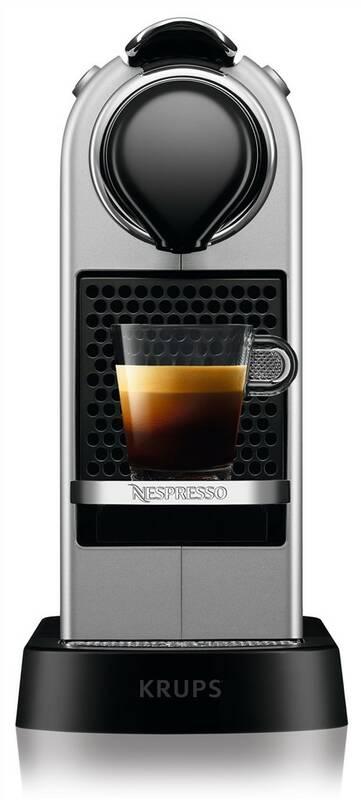 Espresso Krups Nespresso Citiz XN741B10 stříbrné