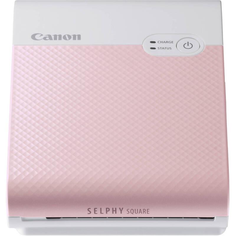 Fototiskárna Canon Selphy Square QX10 růžová, Fototiskárna, Canon, Selphy, Square, QX10, růžová
