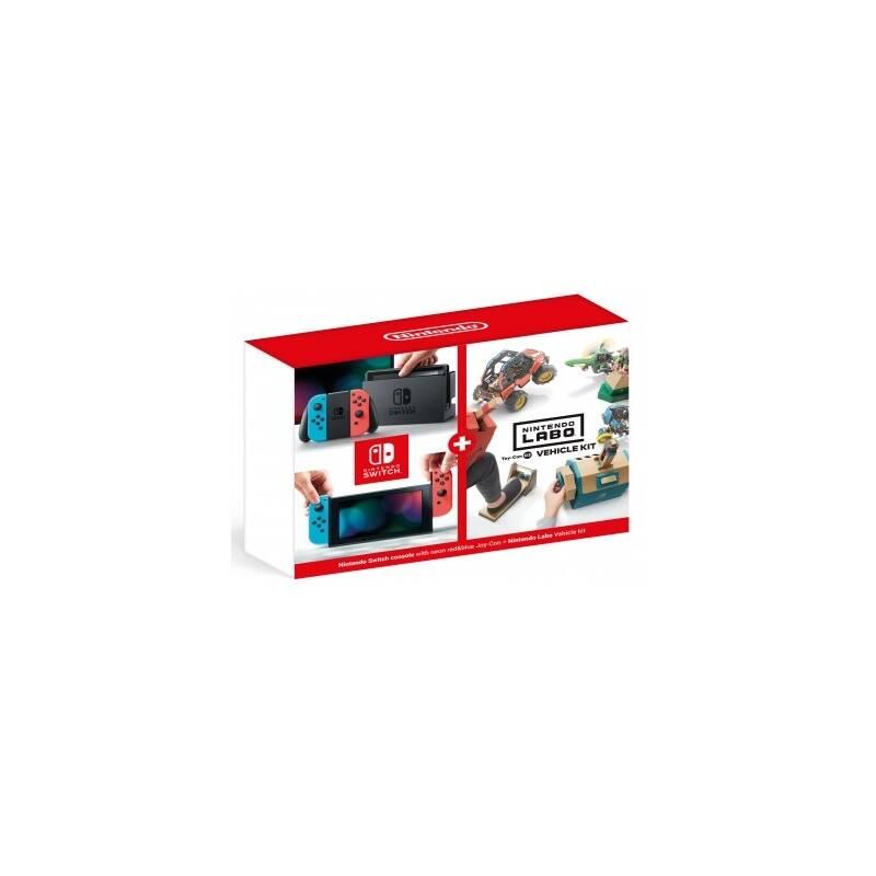 Herní konzole Nintendo Switch s Joy-Con v2 Nintendo Labo Vehicle kit červená modrá, Herní, konzole, Nintendo, Switch, s, Joy-Con, v2, Nintendo, Labo, Vehicle, kit, červená, modrá