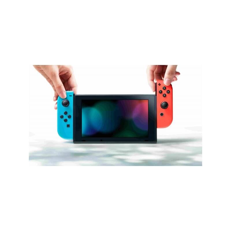 Herní konzole Nintendo Switch s Joy-Con v2 Nintendo Labo Vehicle kit červená modrá