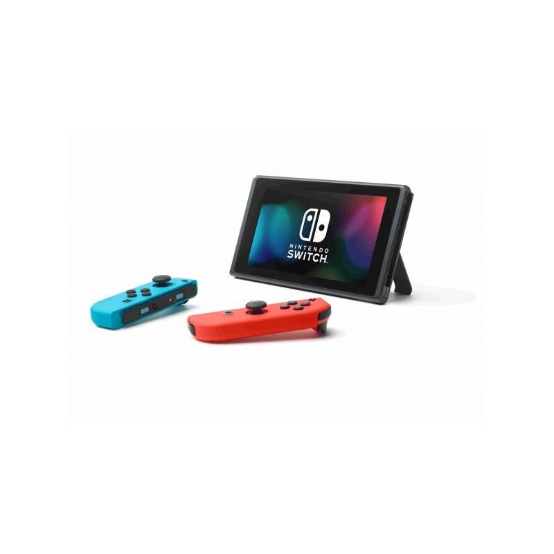 Herní konzole Nintendo Switch s Joy-Con v2 Nintendo Labo Vehicle kit červená modrá
