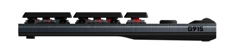 Klávesnice Logitech Gaming G915 Lightspeed RGB, Linear, US černá