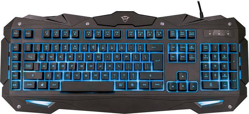 Klávesnice Trust GXT Gaming GXT 840 Myra CZ SK černá