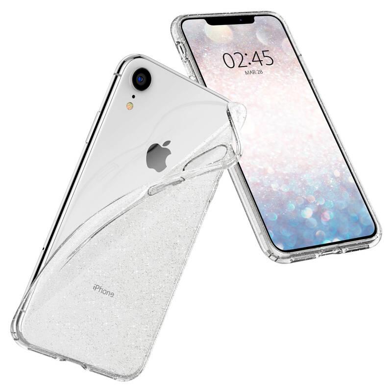 Kryt na mobil Spigen Liquid Crystal Glitter pro Apple iPhone XR průhledný, Kryt, na, mobil, Spigen, Liquid, Crystal, Glitter, pro, Apple, iPhone, XR, průhledný