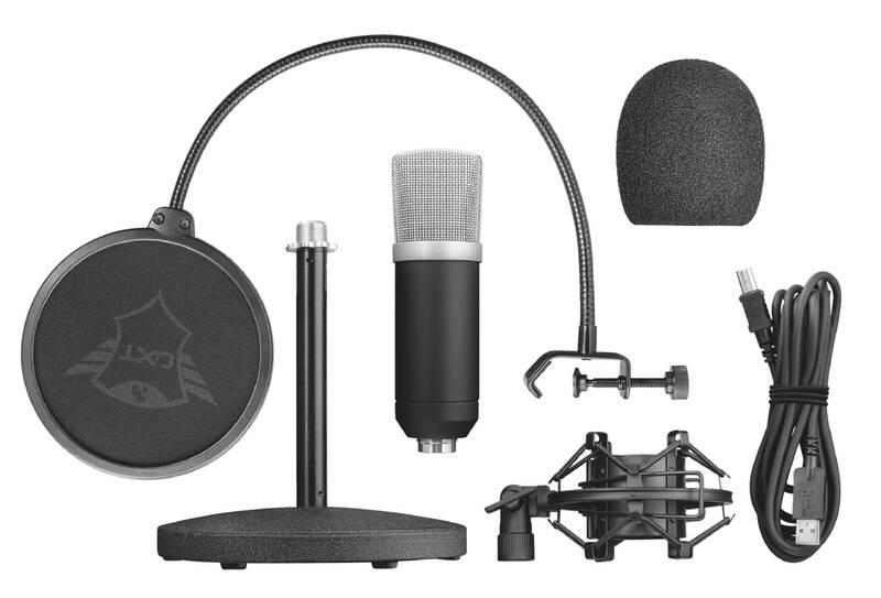 Mikrofon Trust GXT 252 Emita černý, Mikrofon, Trust, GXT, 252, Emita, černý