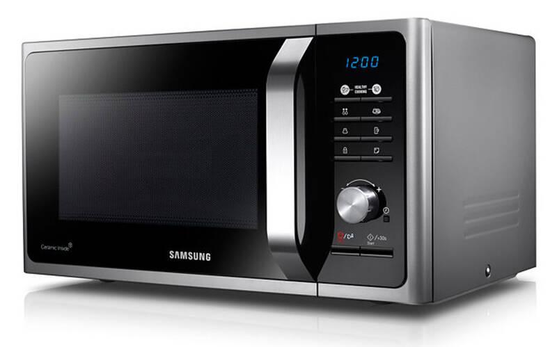 Mikrovlnná trouba Samsung Muse3 MG23F301TAS EO černá stříbrná