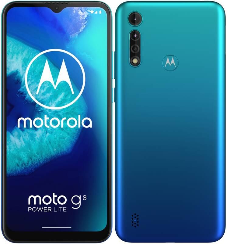 Mobilní telefon Motorola Moto G8 Power Lite - Arctic Blue, Mobilní, telefon, Motorola, Moto, G8, Power, Lite, Arctic, Blue