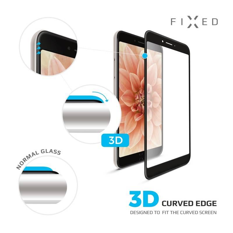 Ochranné sklo FIXED 3D Full-Cover pro Apple iPhone 7 8 černé, Ochranné, sklo, FIXED, 3D, Full-Cover, pro, Apple, iPhone, 7, 8, černé