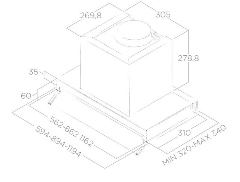 Odsavač par Elica BOX IN IX A 60 nerez