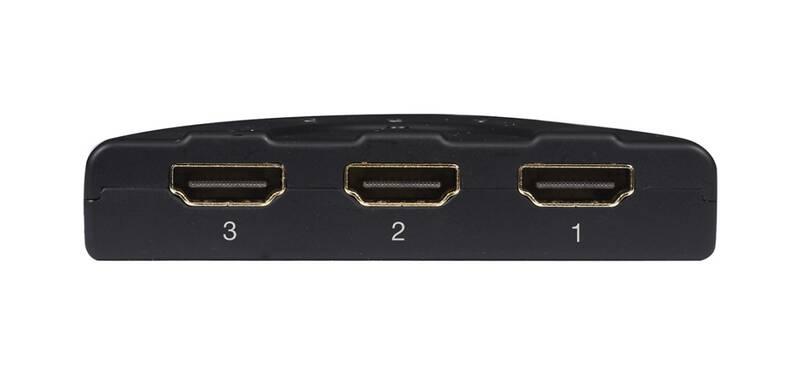 Redukce Fonestar výstup HDMI 3x vstup HDMI černá