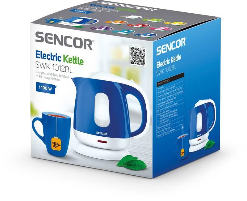Rychlovarná konvice Sencor SWK 1012BL modrá