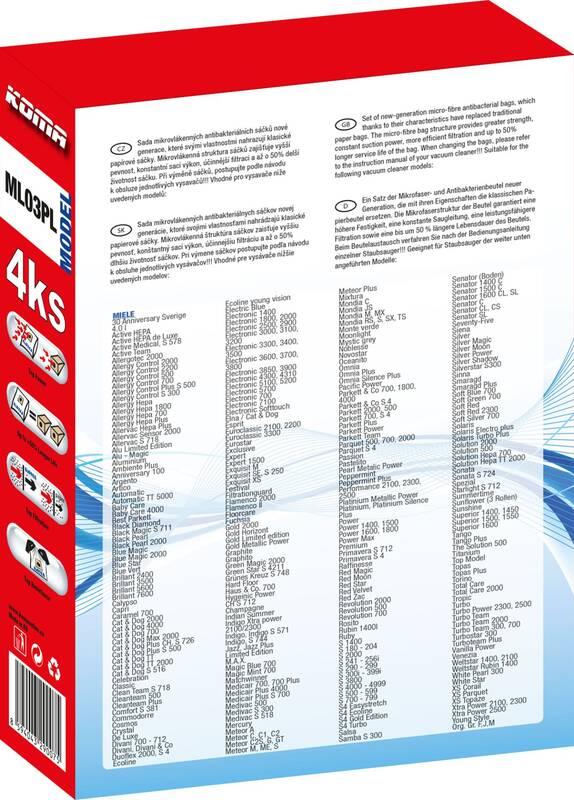 Sáčky do vysavače Koma ML03PL