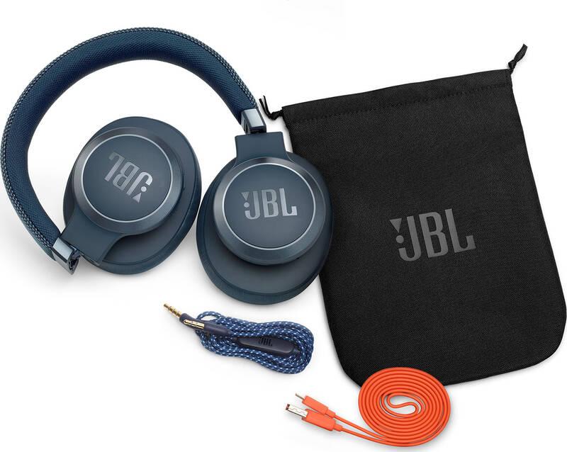 Sluchátka JBL LIVE 650BTNC modrá