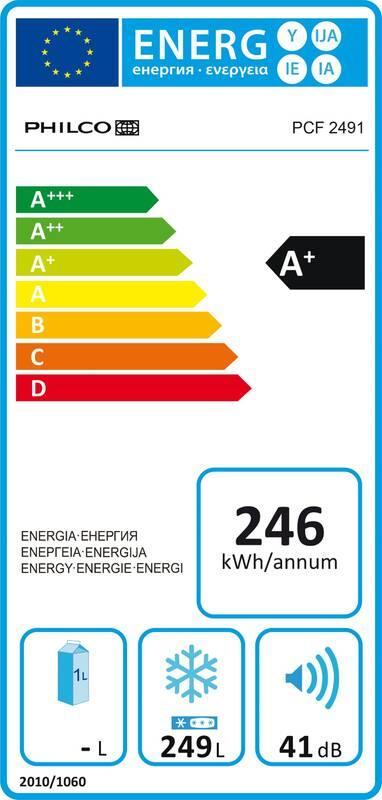 Šuplíkový mrazák Philco PCF 2491 bílá