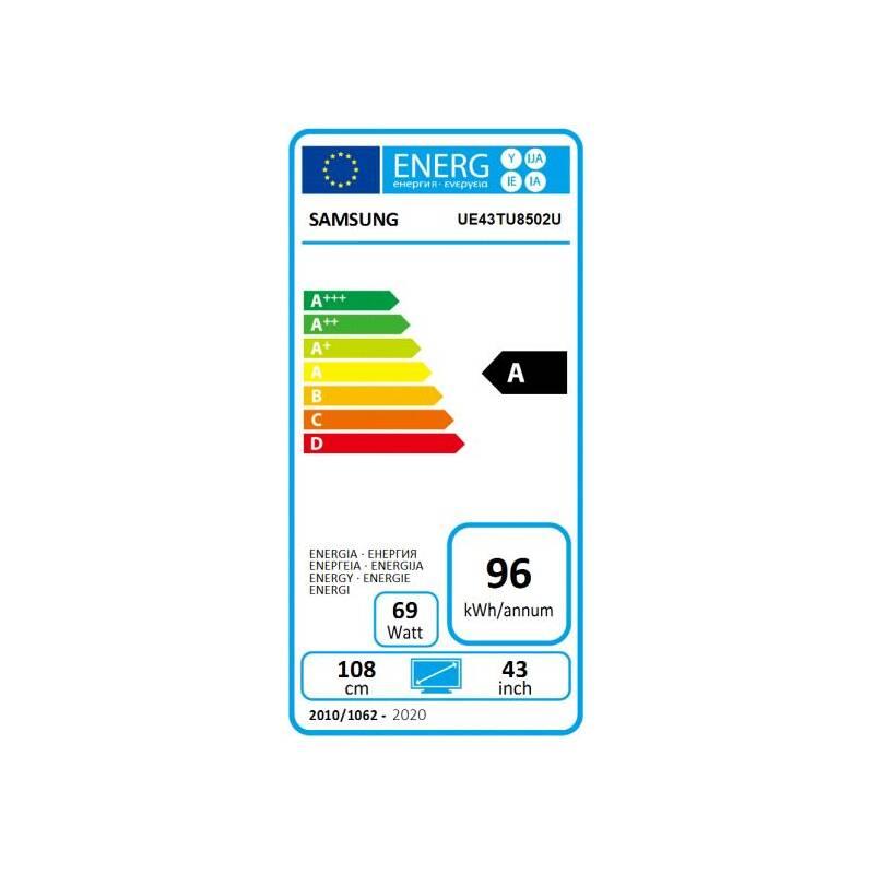 Televize Samsung UE43TU8072 černá