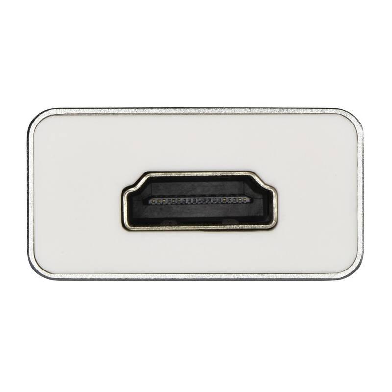 USB Hub Hama USB-C 2x USB, USB-C, HDMI stříbrný