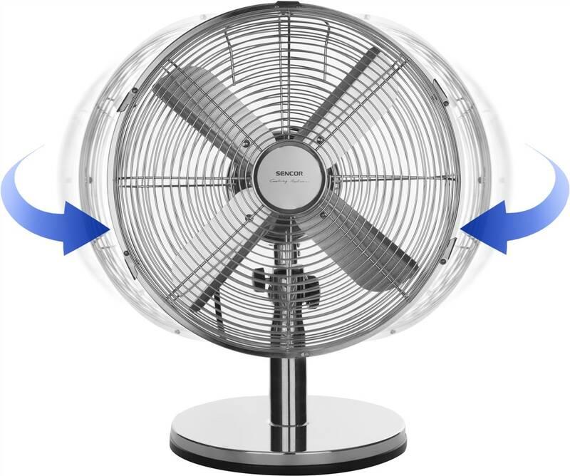Ventilátor stolní Sencor SFE 3040SL nerez
