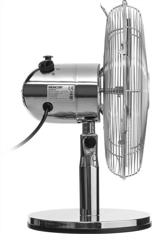Ventilátor stolní Sencor SFE 3040SL nerez