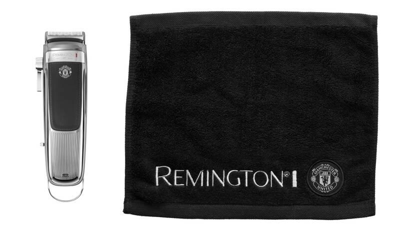 Zastřihovač vlasů Remington HC9105 Man Utd Heritage Hair Clipper černý stříbrný, Zastřihovač, vlasů, Remington, HC9105, Man, Utd, Heritage, Hair, Clipper, černý, stříbrný