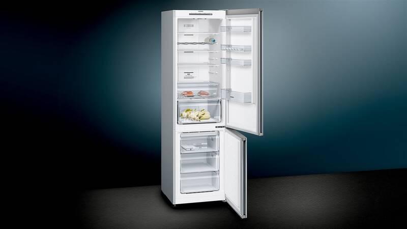 Chladnička s mrazničkou Siemens iQ300 KG39NVIDD nerez