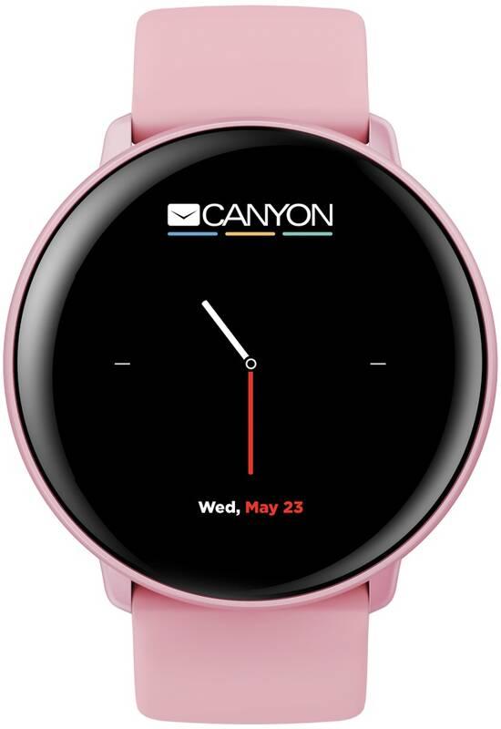 Chytré hodinky Canyon Marzipan růžový