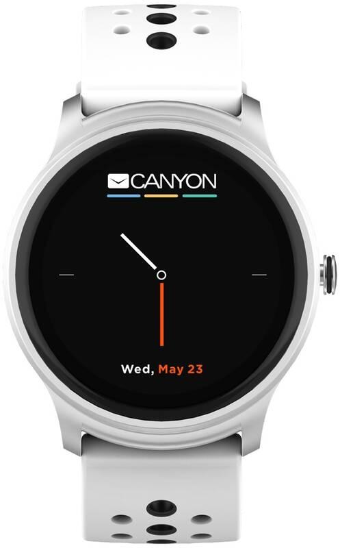 Chytré hodinky Canyon Oregano černý bílý