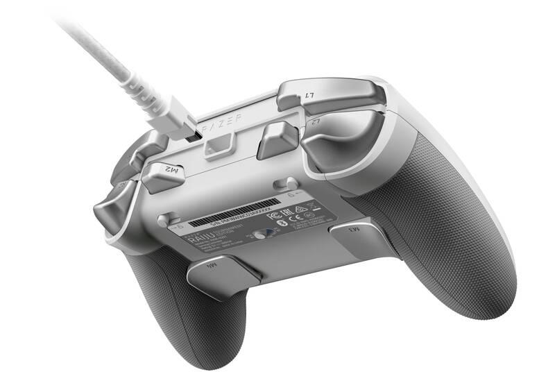 Gamepad Razer Raiju Tournament Ed. PC, PS4, Android, iOS bílý