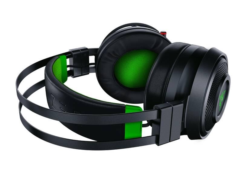 Headset Razer Nari Ultimate pro Xbox One černý zelený