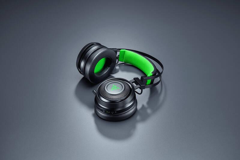 Headset Razer Nari Ultimate pro Xbox One černý zelený