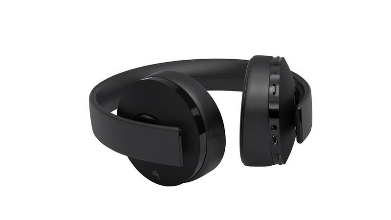 Headset Sony Gold Wireless pro PS4 Fortnite balíček černý